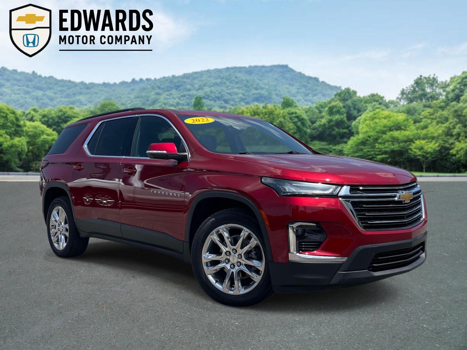 Cherry Red Tintcoat 2022 Chevrolet Traverse SUV / Crossover Front-Wheel Drive 9-Speed Automatic