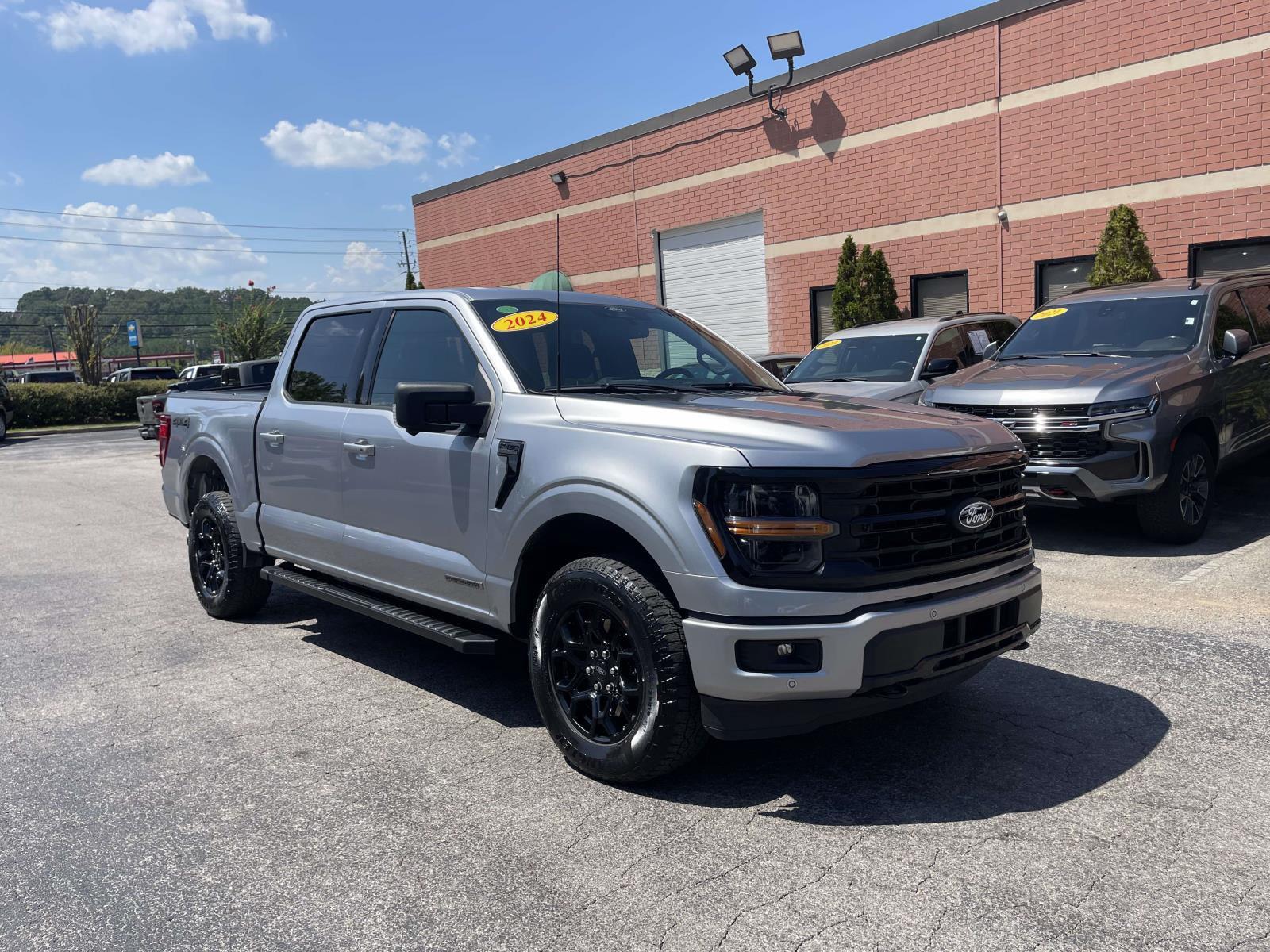 Iconic Silver Metallic 2024 Ford F-150 Pickup Truck Four-Wheel Drive Automatic