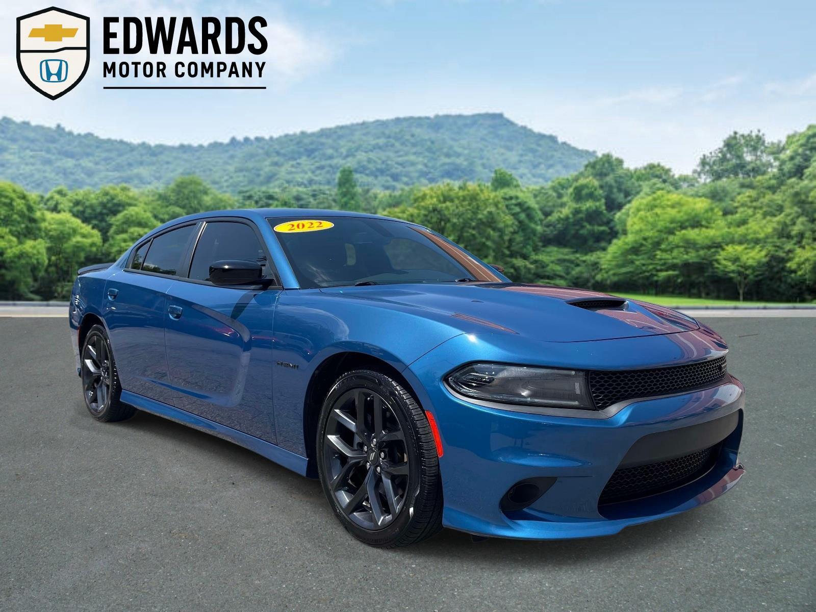 Blue (Frostbite) 2022 Dodge Charger Sedan Rear-Wheel Drive 8-Speed Automatic