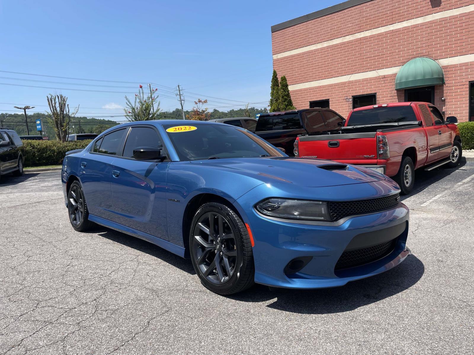 Blue (Frostbite) 2022 Dodge Charger Sedan Rear-Wheel Drive 8-Speed Automatic
