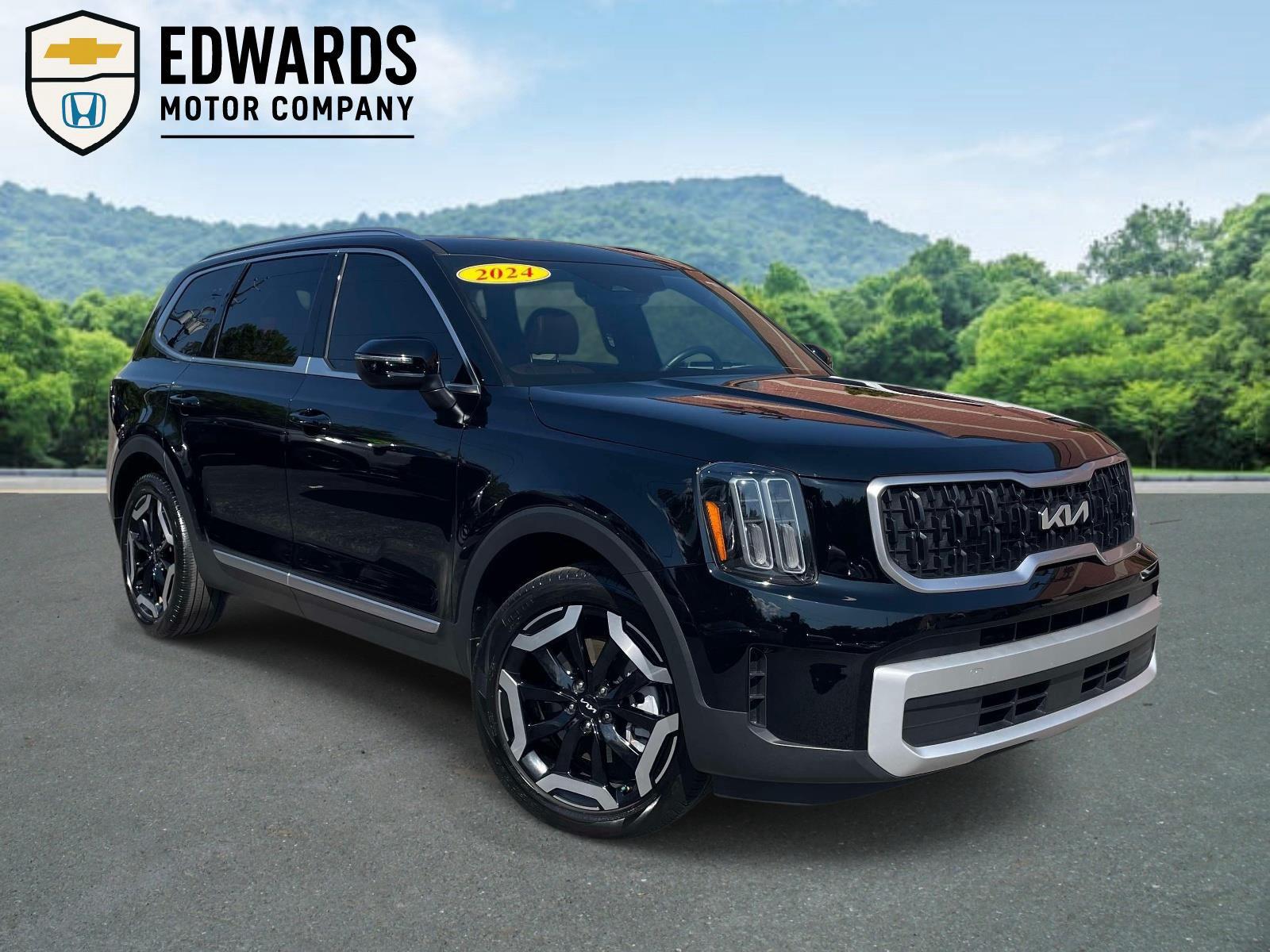 Ebony Black 2024 Kia Telluride SUV / Crossover Front-Wheel Drive Automatic