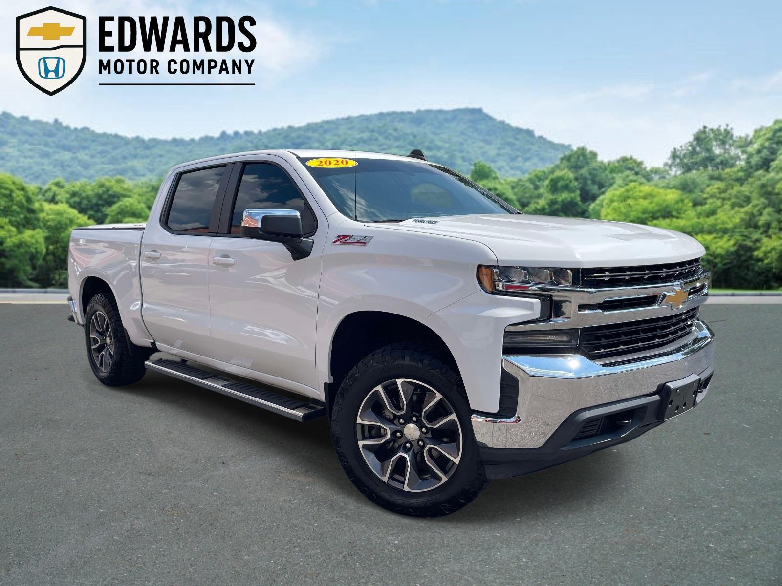 Summit White 2020 Chevrolet Silverado 1500 Pickup Truck Four-Wheel Drive Automatic