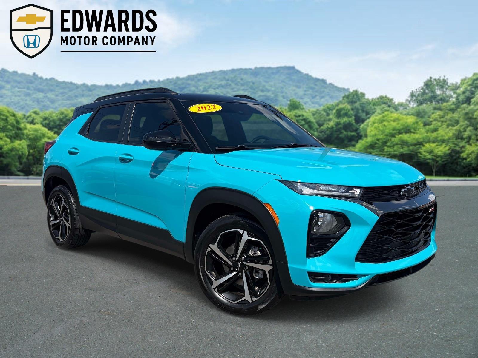 Oasis Blue 2022 Chevrolet Trailblazer SUV / Crossover Front-Wheel Drive Continuously Variable Transmission