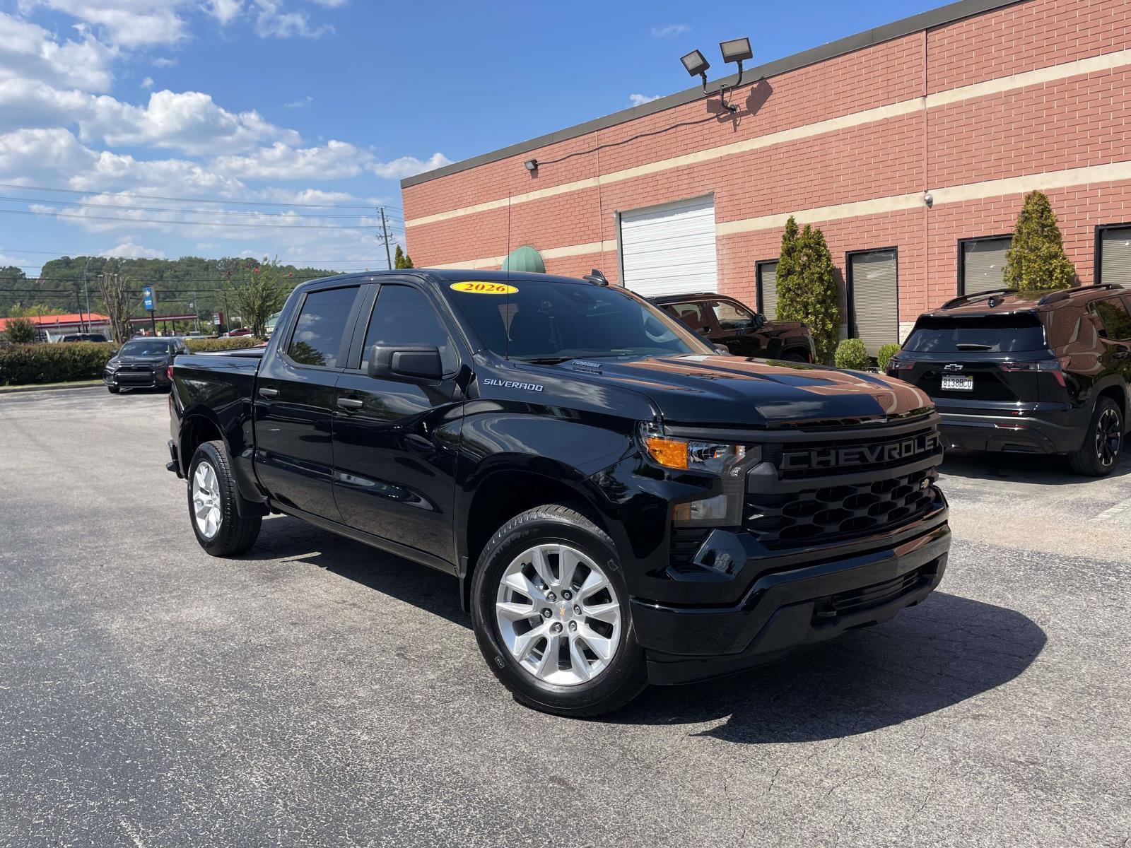 Black 2026 Chevrolet Silverado 1500 Pickup Truck 4X2 8-Speed Automatic