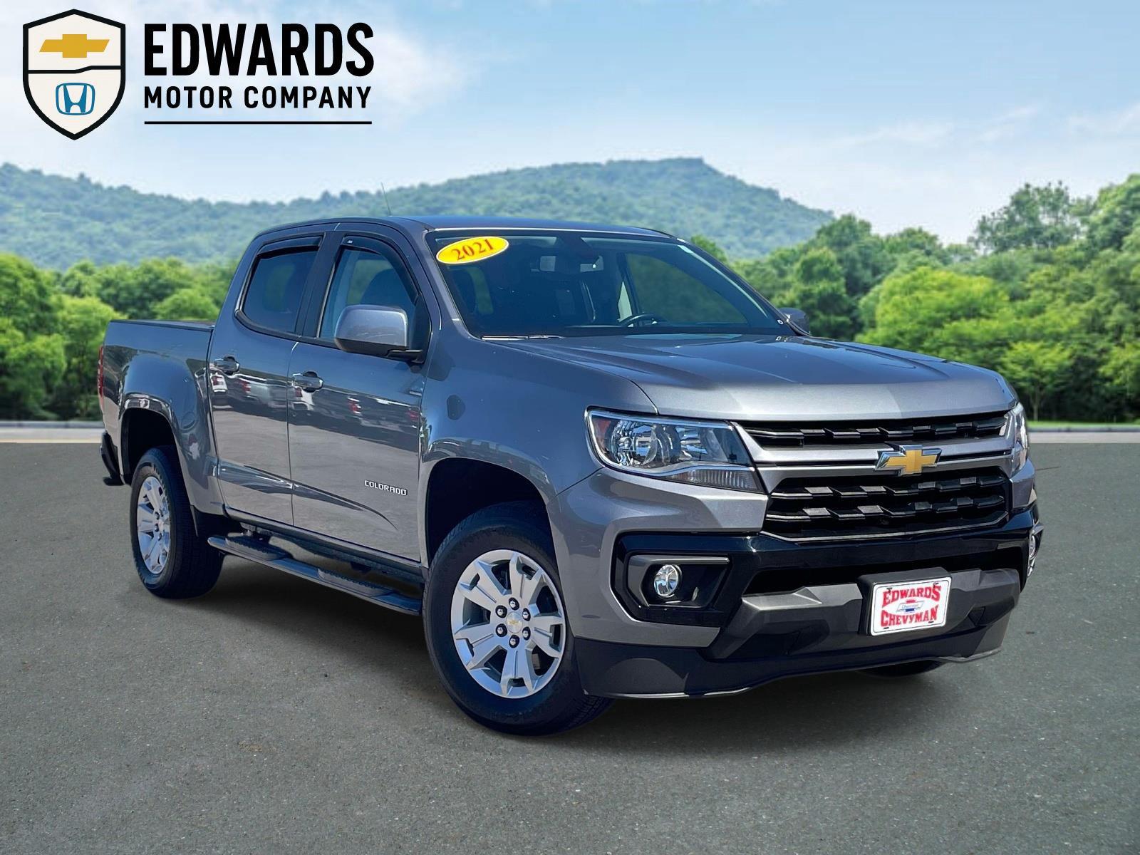 Gray (Satin Steel Metallic) 2021 Chevrolet Colorado Pickup Truck 4X2 8-Speed Automatic