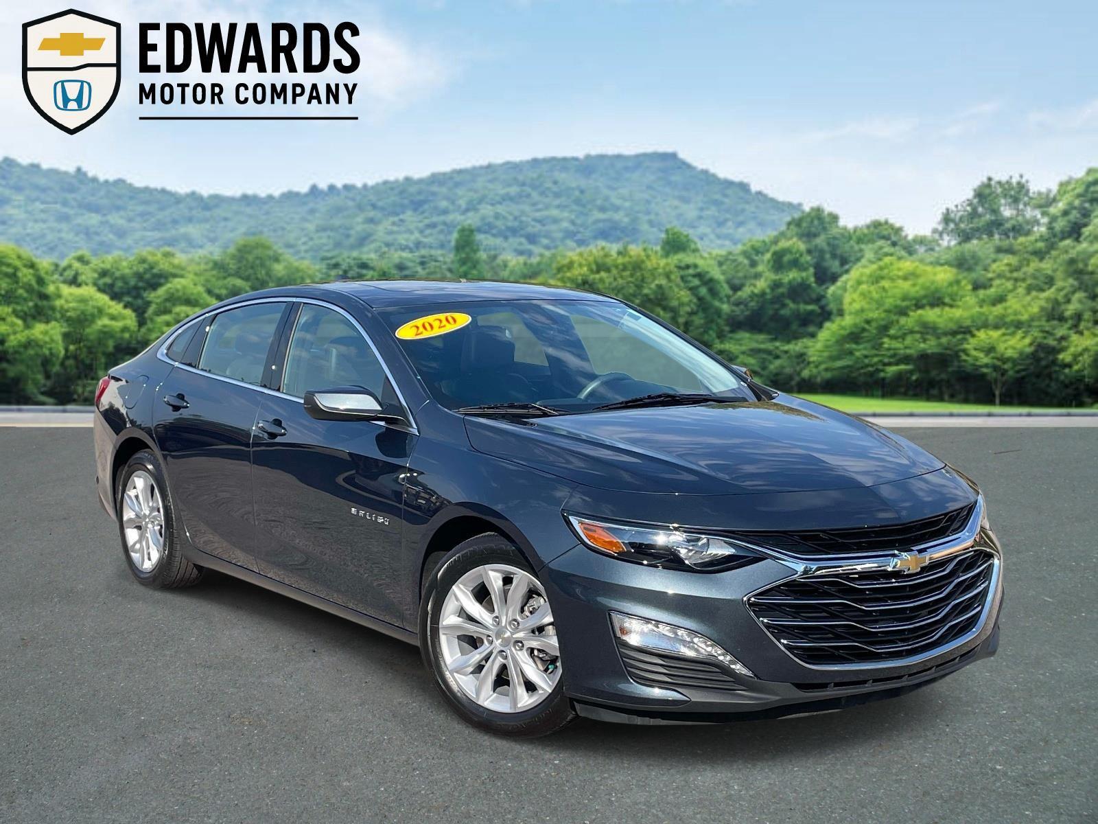 Shadow Gray Metallic 2020 Chevrolet Malibu Sedan Front-Wheel Drive Continuously Variable Transmission