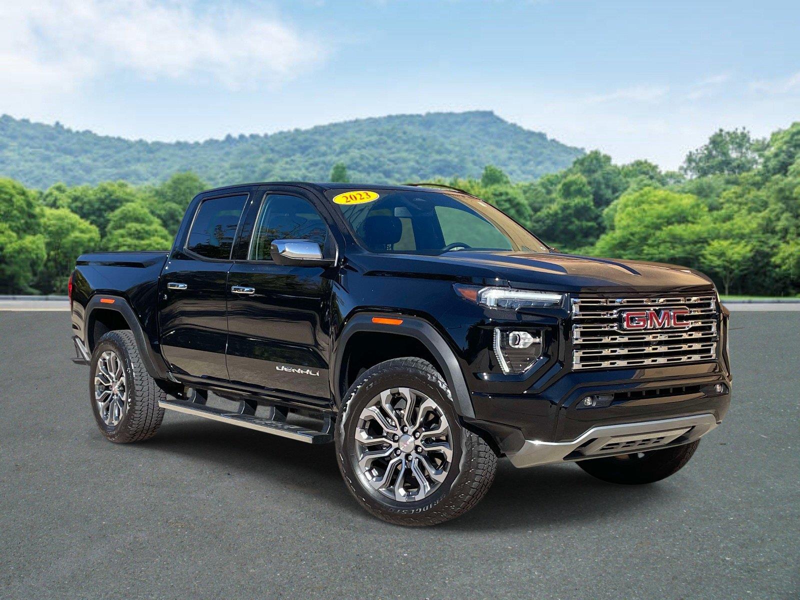 Onyx Black 2023 GMC Canyon Pickup Truck Four-Wheel Drive 8-Speed Automatic