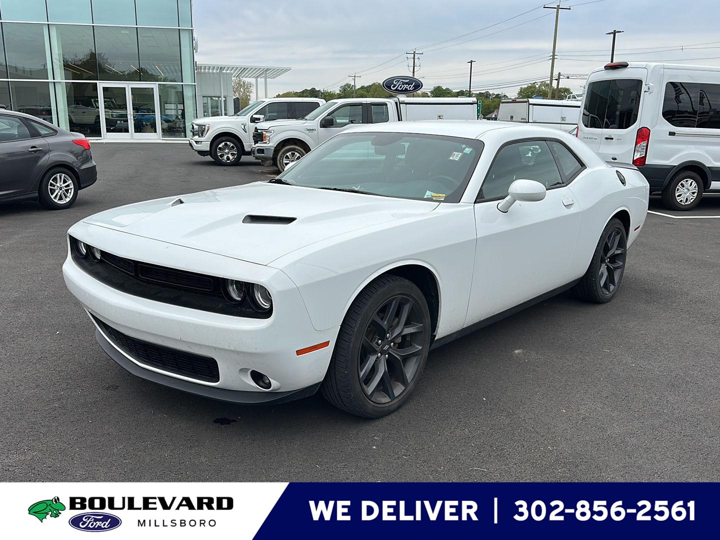 White Knuckle Clearcoat 2023 Dodge Challenger Coupe Rear-Wheel Drive 8-Speed Automatic
