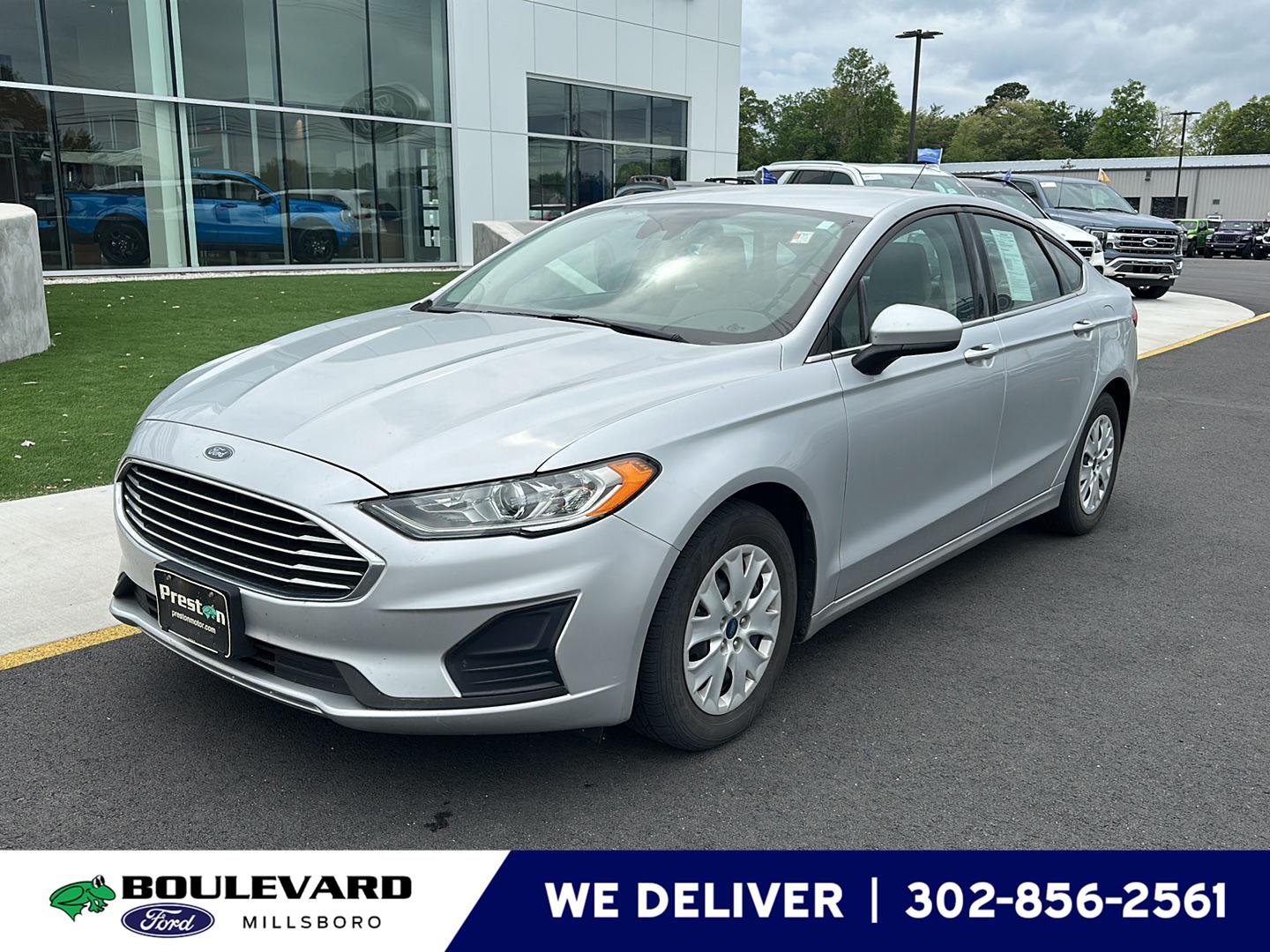 Ingot Silver 2019 Ford Fusion S Sedan Front-Wheel Drive 6-Speed Automatic
