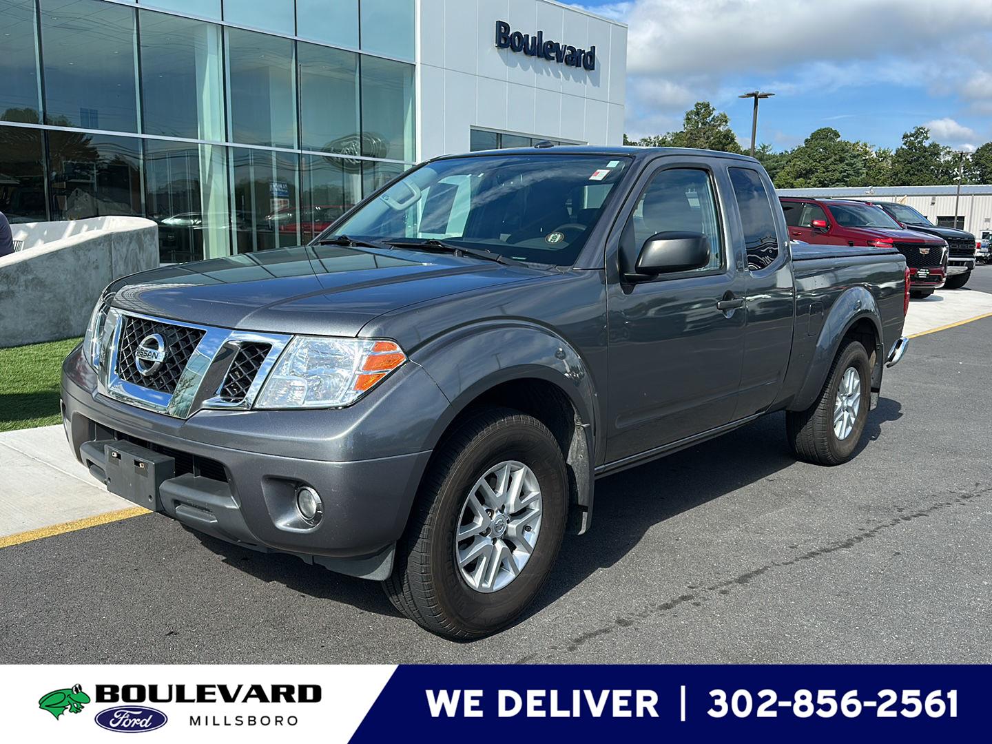 Gray (Gun Metallic) 2017 Nissan Frontier Pickup Truck Four-Wheel Drive Automatic