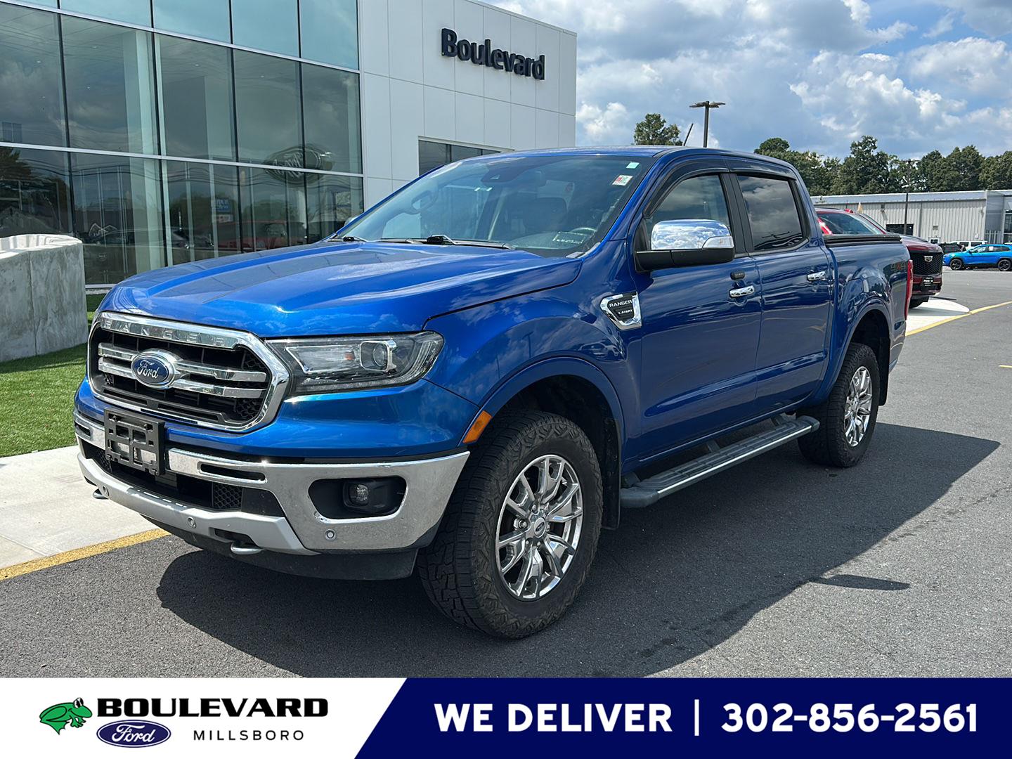 Lightning Blue 2019 Ford Ranger Pickup Truck Automatic