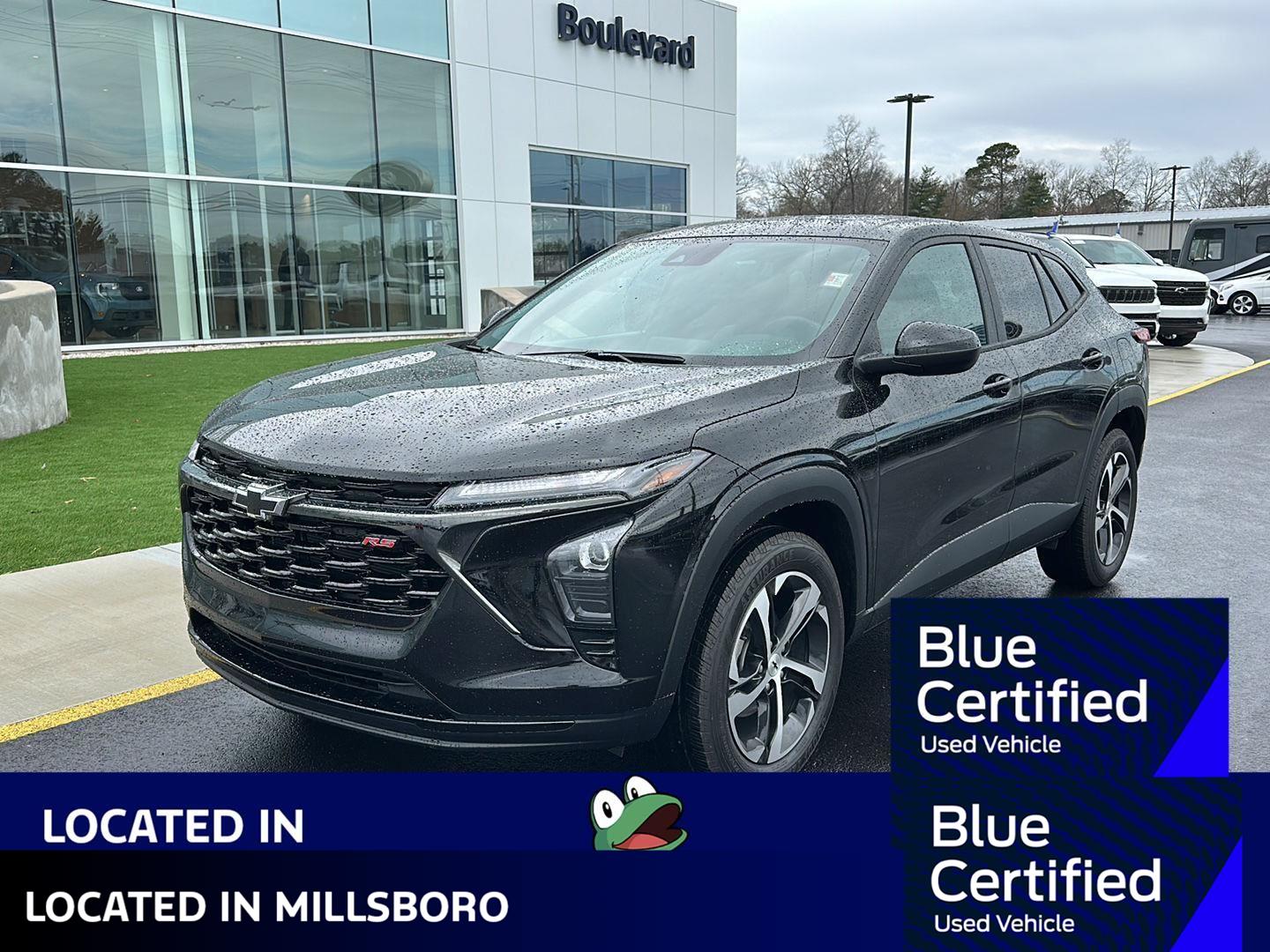 Mosaic Black Metallic 2024 Chevrolet Trax RS with 1RS FWD SUV / Crossover Front-Wheel Drive 6-Speed Automatic