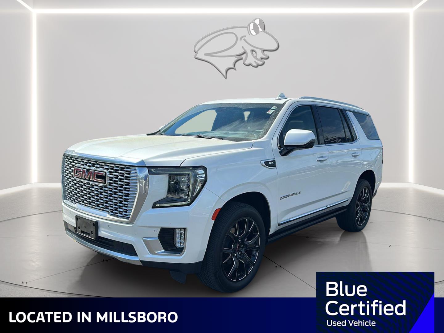 White Frost Tricoat 2023 GMC Yukon Denali 4WD SUV / Crossover Four-Wheel Drive Automatic