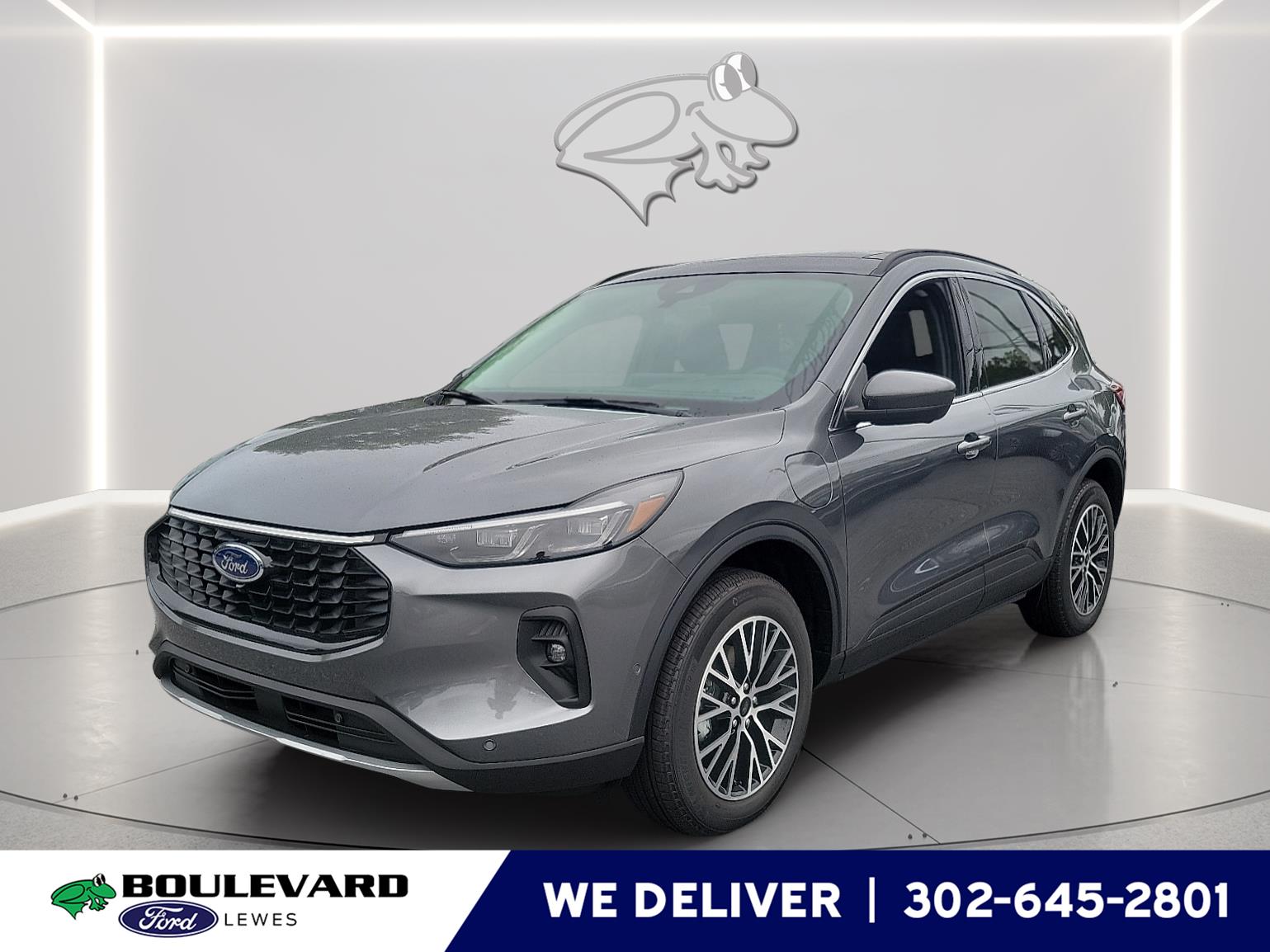 Carbonized Gray 2024 Ford Escape Hybrid Plug-in SUV / Crossover Front-Wheel Drive Continuously Variable Transmission