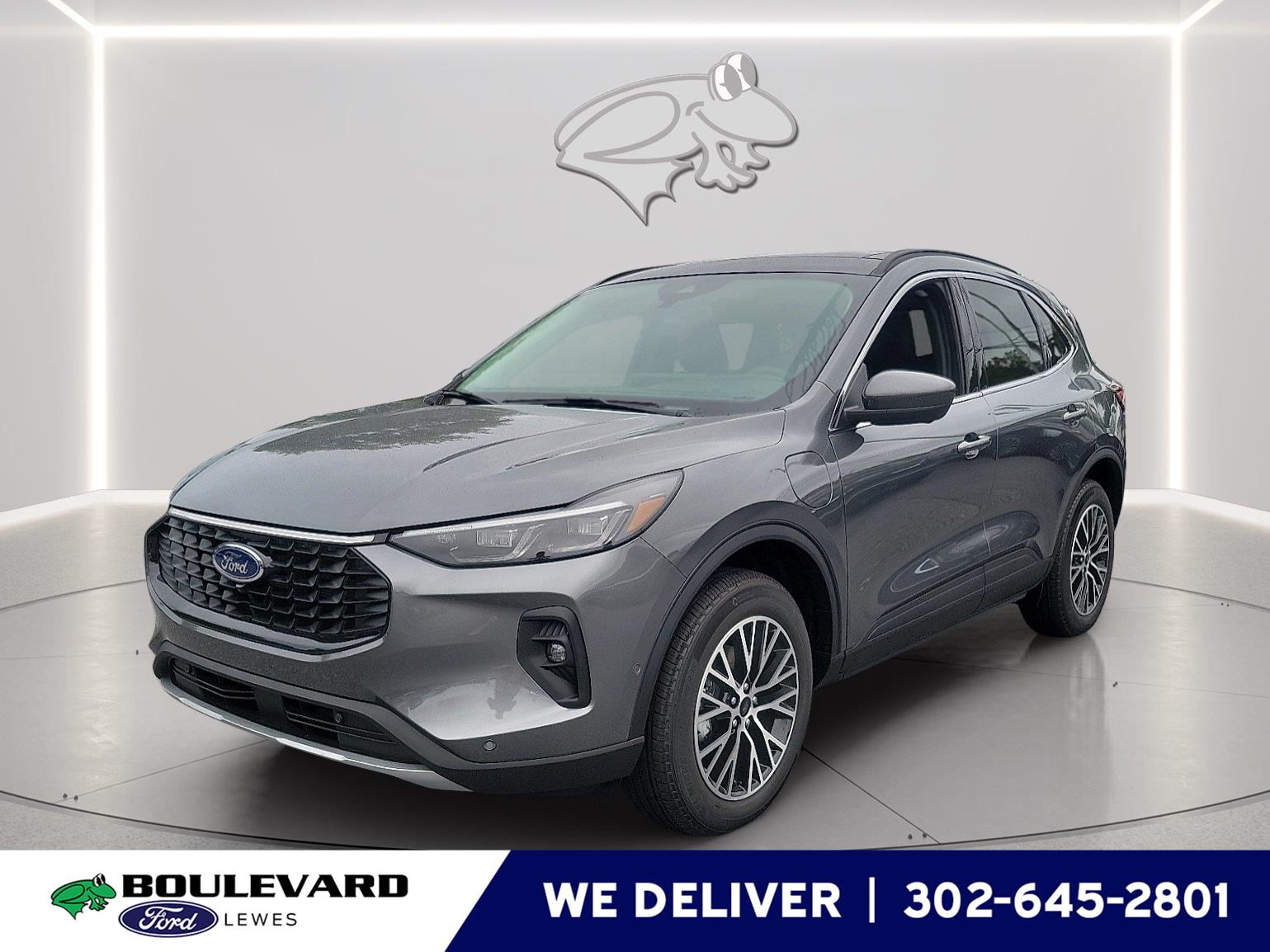 Carbonized Gray 2024 Ford Escape Hybrid Plug-in SUV / Crossover Front-Wheel Drive Continuously Variable Transmission