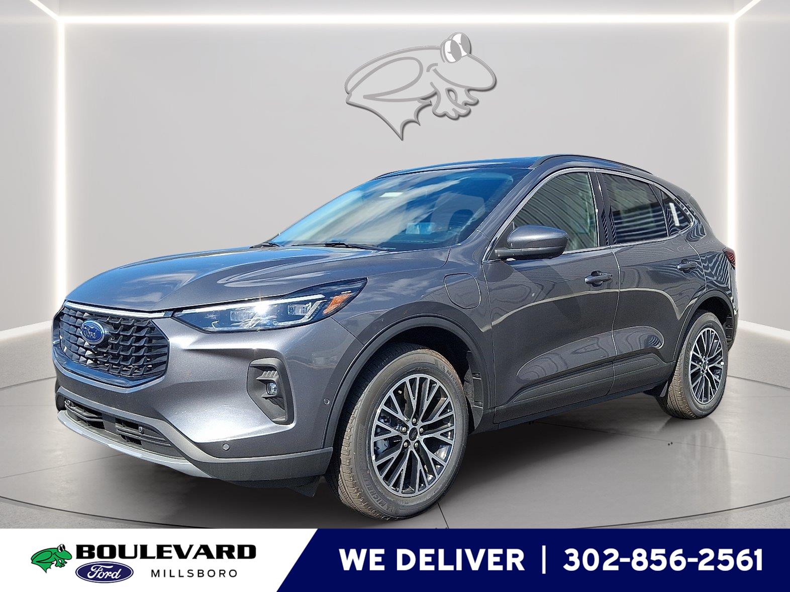 Carbonized Gray 2024 Ford Escape Hybrid Plug-in SUV / Crossover Front-Wheel Drive Continuously Variable Transmission