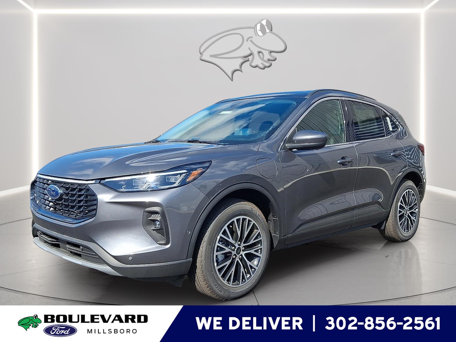 Carbonized Gray 2024 Ford Escape Hybrid Plug-in SUV / Crossover Front-Wheel Drive Continuously Variable Transmission