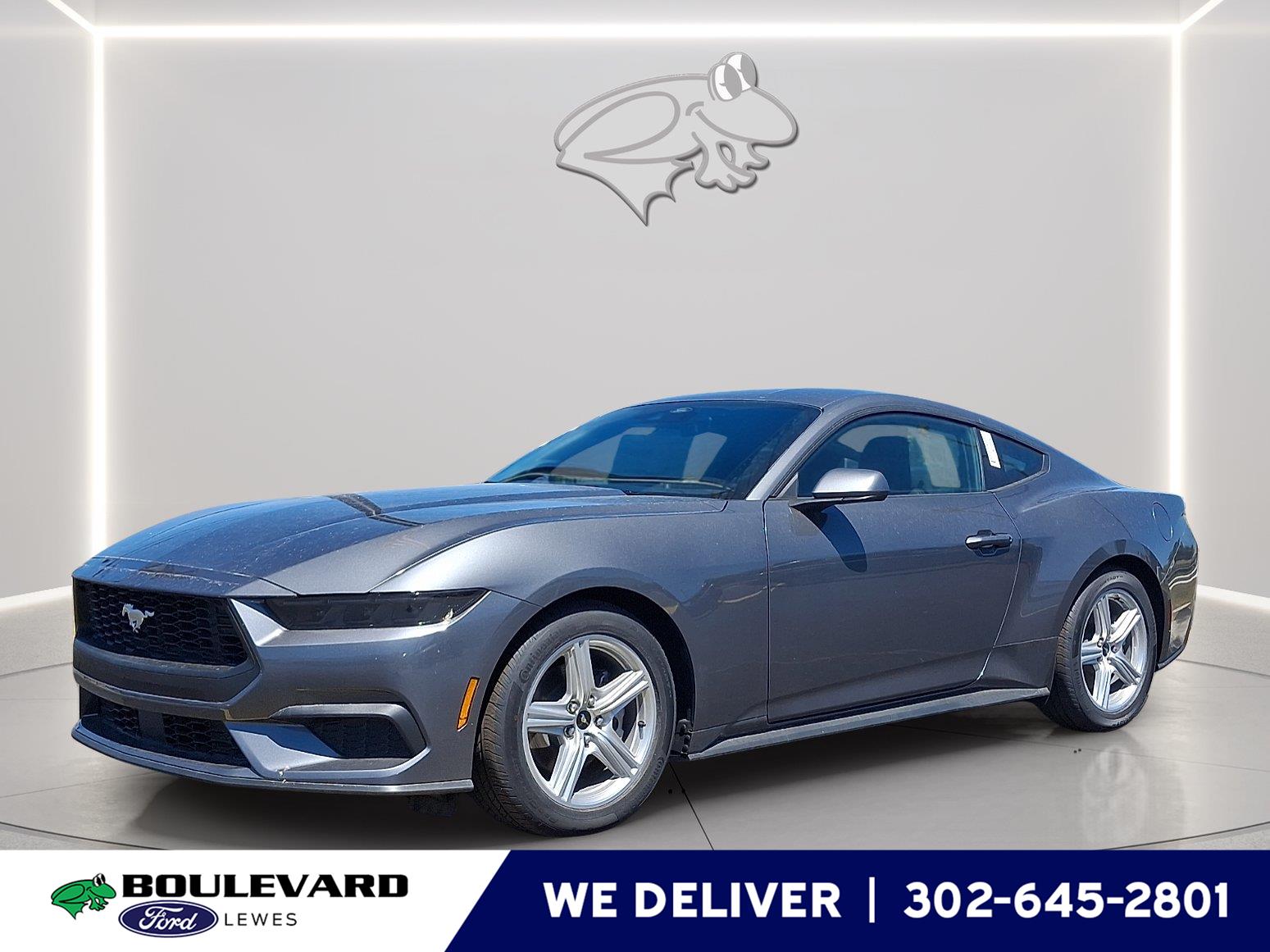 Carbonized Gray 2026 Ford Mustang Coupe Rear-Wheel Drive Automatic