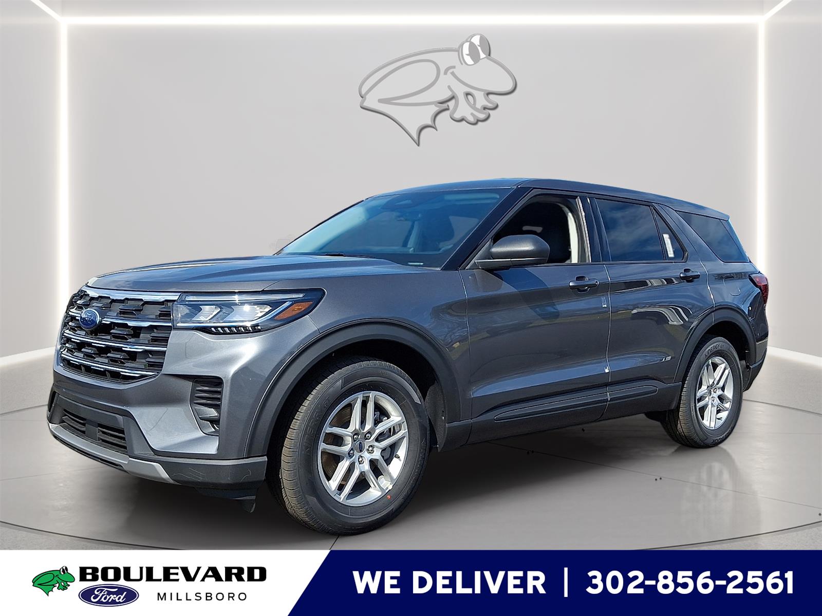 Carbonized Gray 2026 Ford Explorer SUV / Crossover Rear-Wheel Drive Automatic