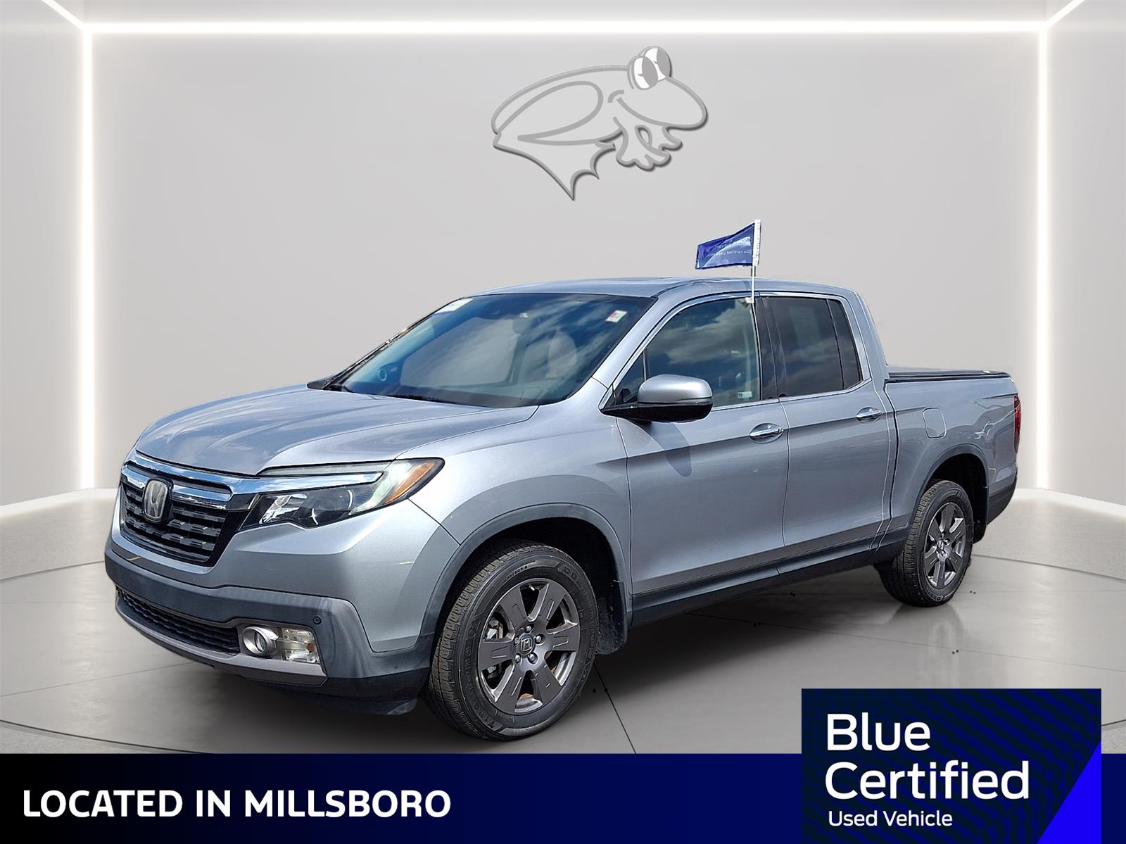 Lunar Silver Metallic 2020 Honda Ridgeline Pickup Truck 9-Speed Automatic
