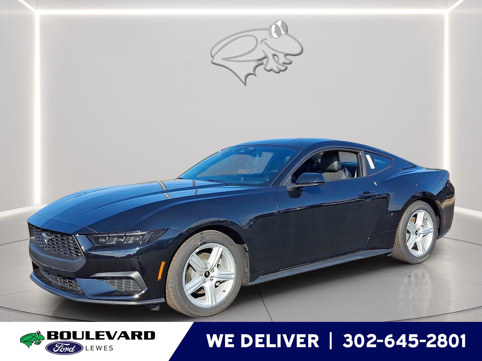 Shadow Black 2026 Ford Mustang Coupe Rear-Wheel Drive Automatic