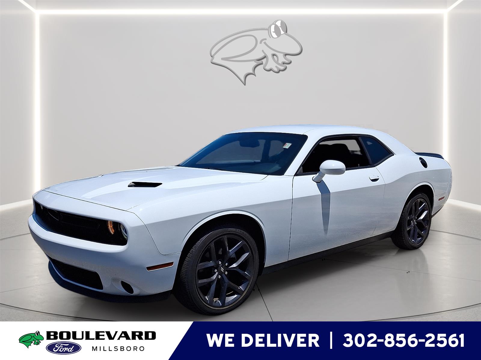 White Knuckle Clearcoat 2023 Dodge Challenger Coupe Rear-Wheel Drive 8-Speed Automatic