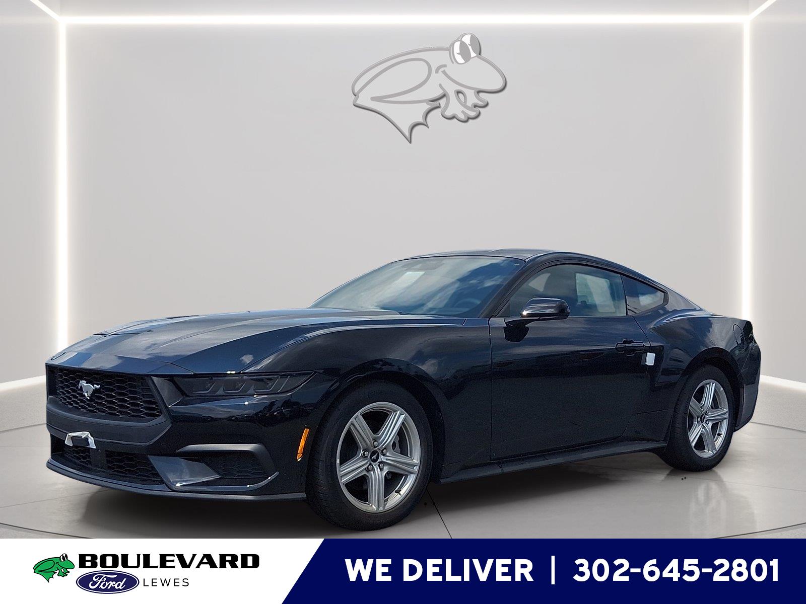 Shadow Black 2026 Ford Mustang Coupe Rear-Wheel Drive Automatic