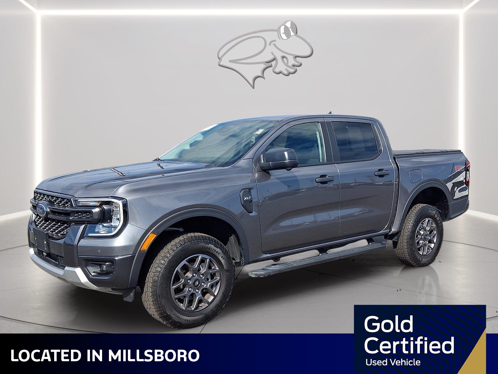 Carbonized Gray 2025 Ford Ranger Pickup Truck Four-Wheel Drive Automatic
