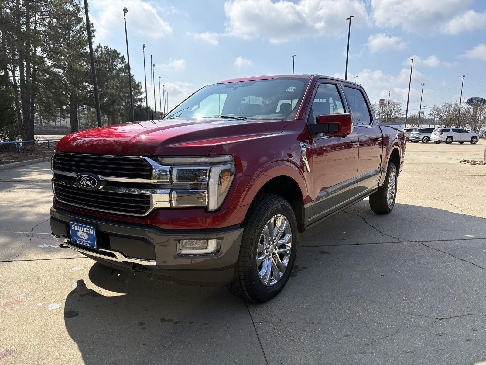 Ruby Red Metallic Tinted Clearcoat 2026 Ford F-150 King Ranch SuperCrew 4WD Pickup Truck Four-Wheel Drive Automatic