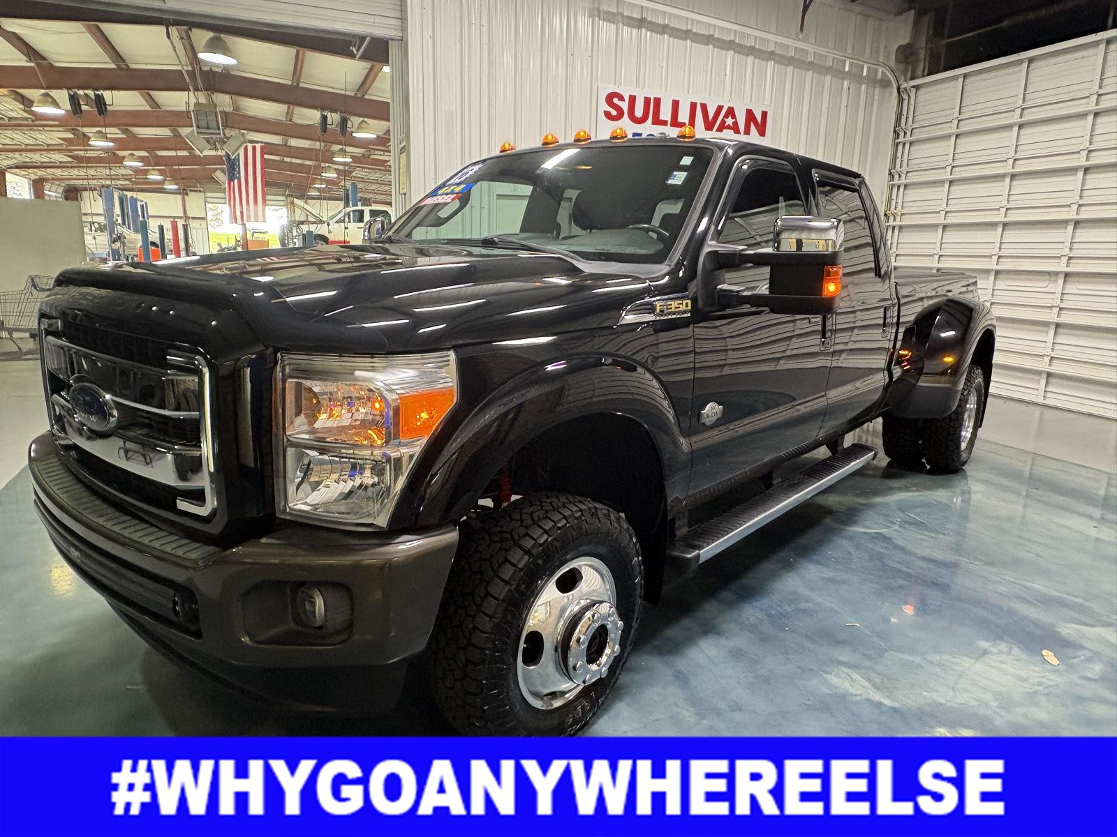 Shadow Black 2016 Ford F-350 Super Duty King Ranch Crew Cab LB DRW 4WD Pickup Truck Four-Wheel Drive 6-Speed Automatic
