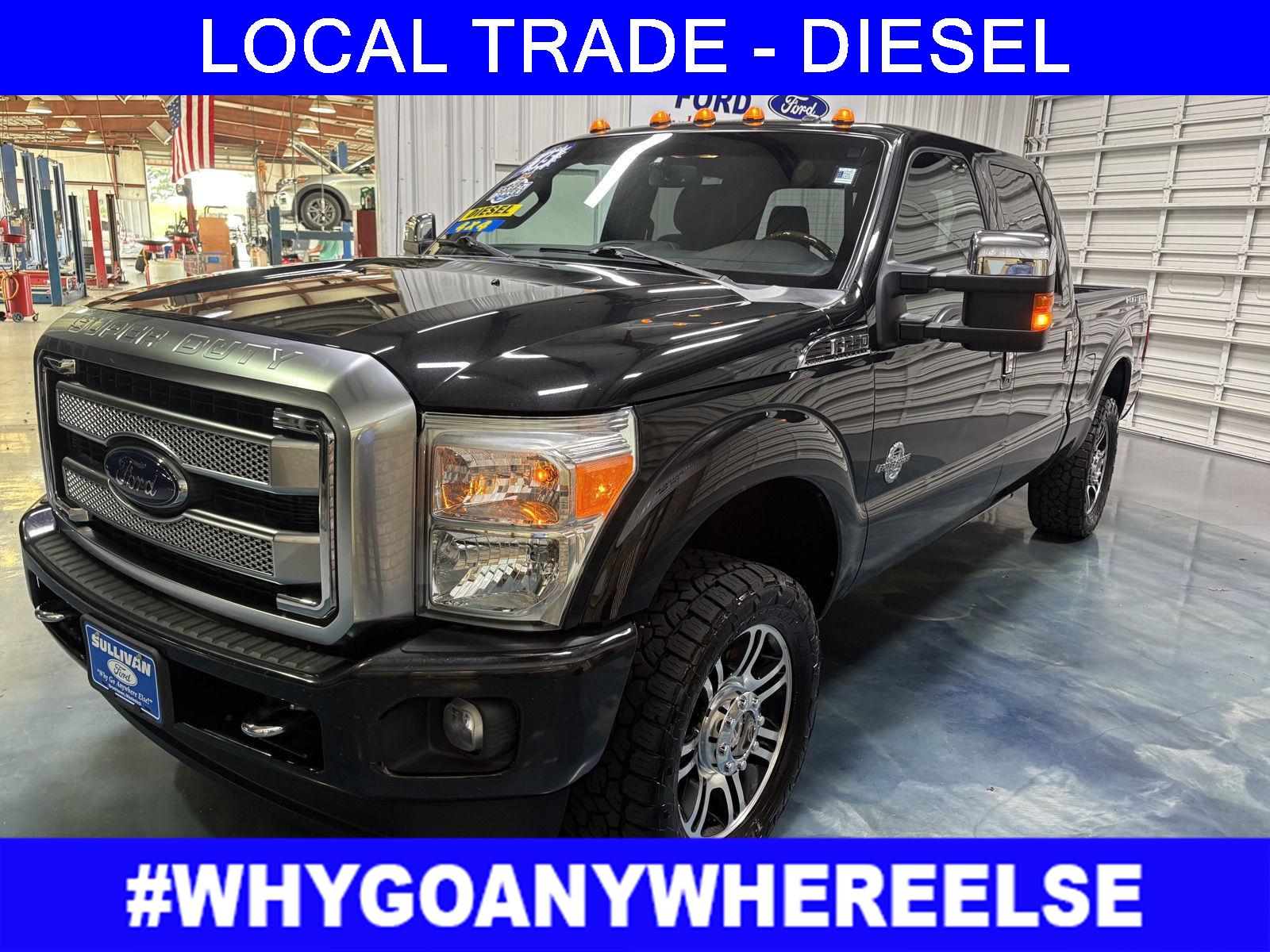 Tuxedo Black Metallic 2015 Ford F-250 Super Duty Pickup Truck Four-Wheel Drive 6-Speed Automatic