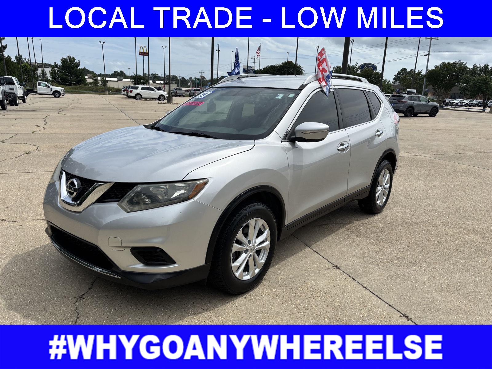 Brilliant Silver 2015 Nissan Rogue SUV / Crossover Front-Wheel Drive Continuously Variable Transmission