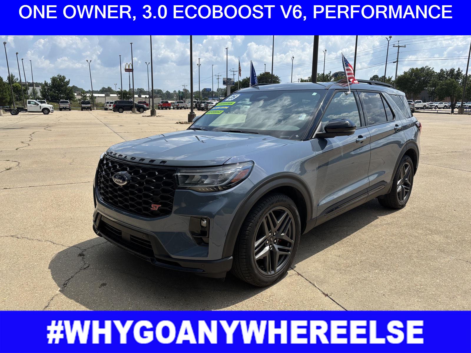 Vapor Blue Metallic 2025 Ford Explorer SUV / Crossover All-Wheel Drive Automatic