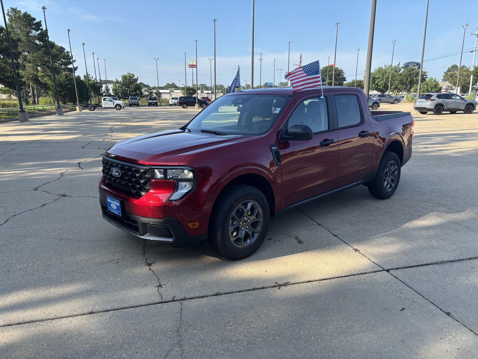 Ruby Red Metallic Tinted Clearcoat 2026 Ford Maverick Pickup Truck Front-Wheel Drive Continuously Variable Transmission
