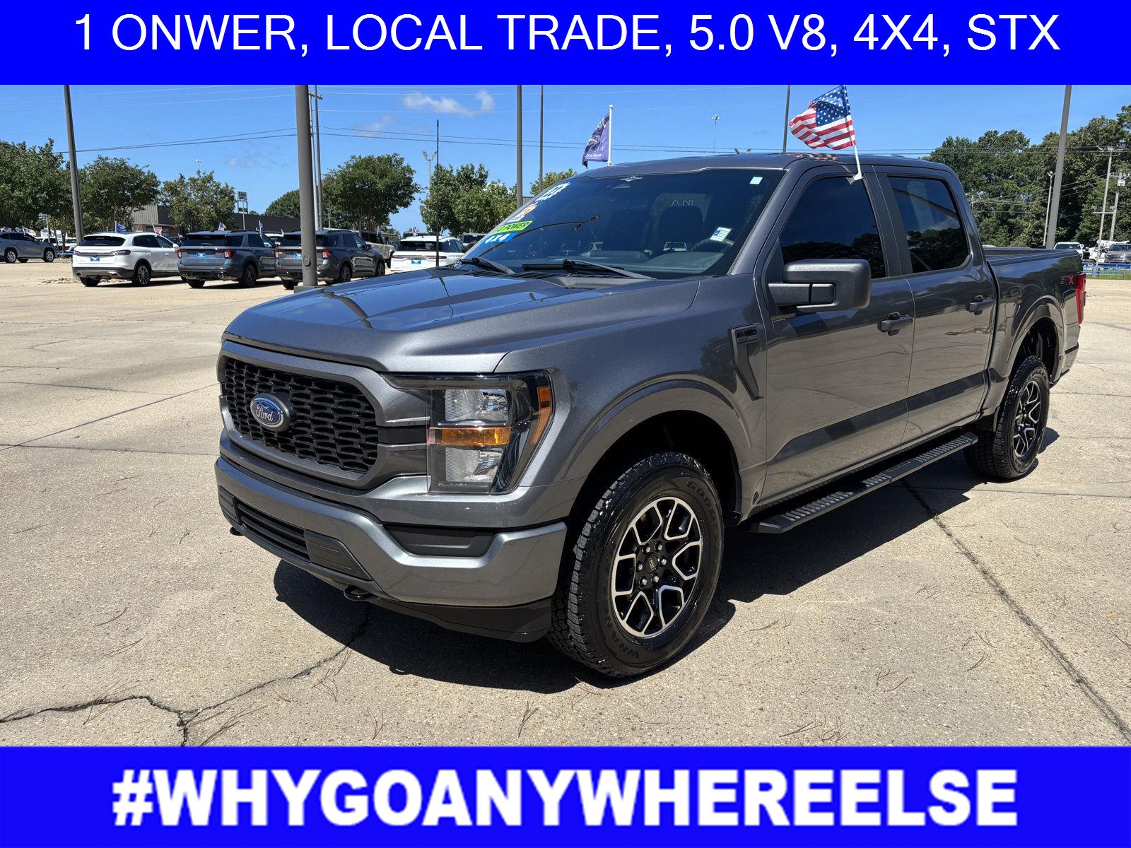 Carbonized Gray Metallic 2023 Ford F-150 Pickup Truck Four-Wheel Drive Automatic