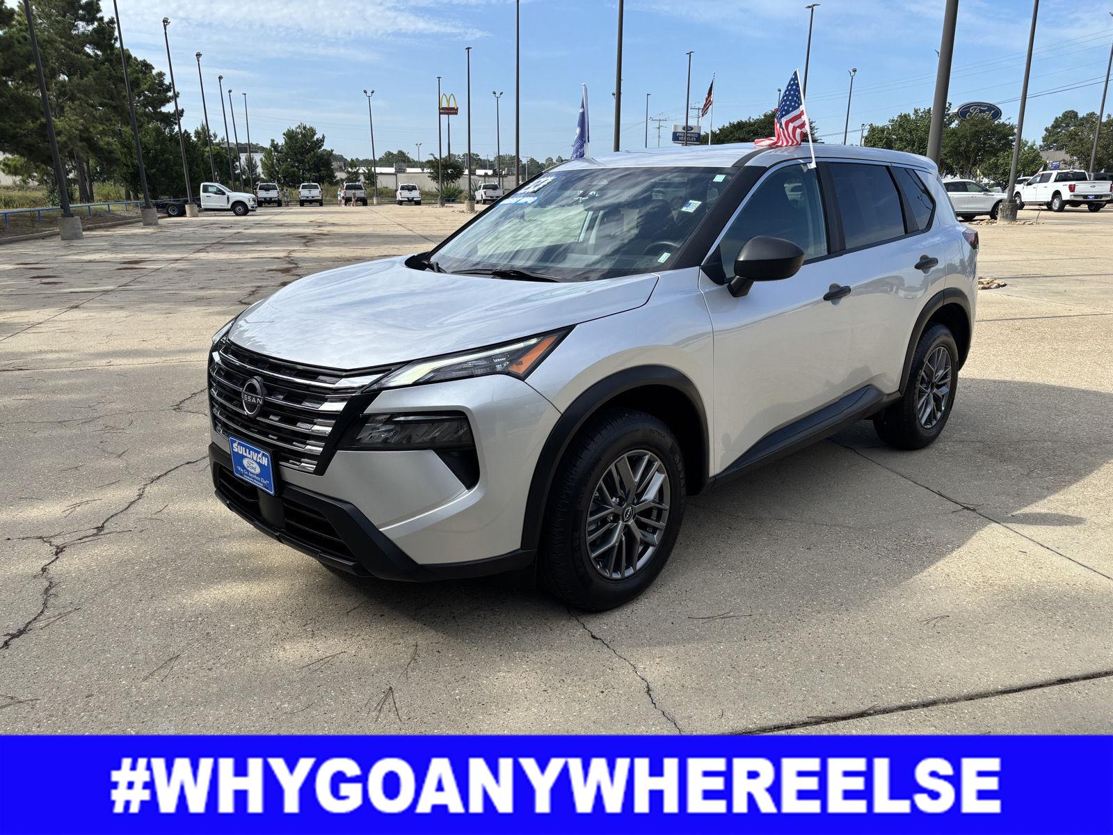 Brilliant Silver Metallic 2024 Nissan Rogue SUV / Crossover All-Wheel Drive Continuously Variable Transmission