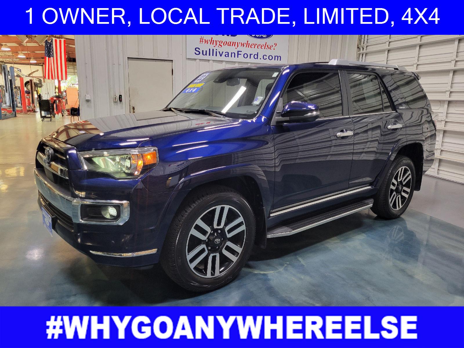 Nautical Blue Metallic 2022 Toyota 4Runner SUV / Crossover All-Wheel Drive Automatic