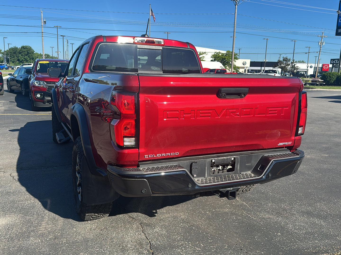 Used 2023 Radiant Red Tintcoat Chevrolet 4WD ZR2 image 4