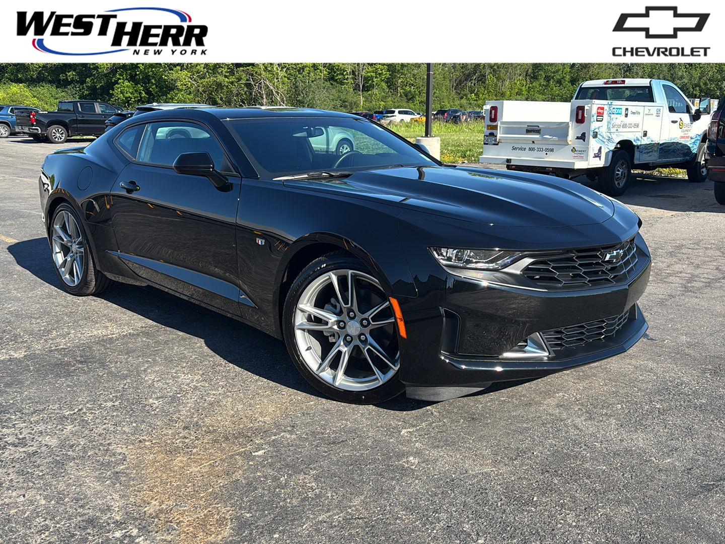 Black 2024 Chevrolet Camaro Coupe Rear-Wheel Drive Automatic