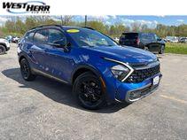 Sapphire Blue 2023 Kia Sportage SUV / Crossover All-Wheel Drive 8-Speed Automatic