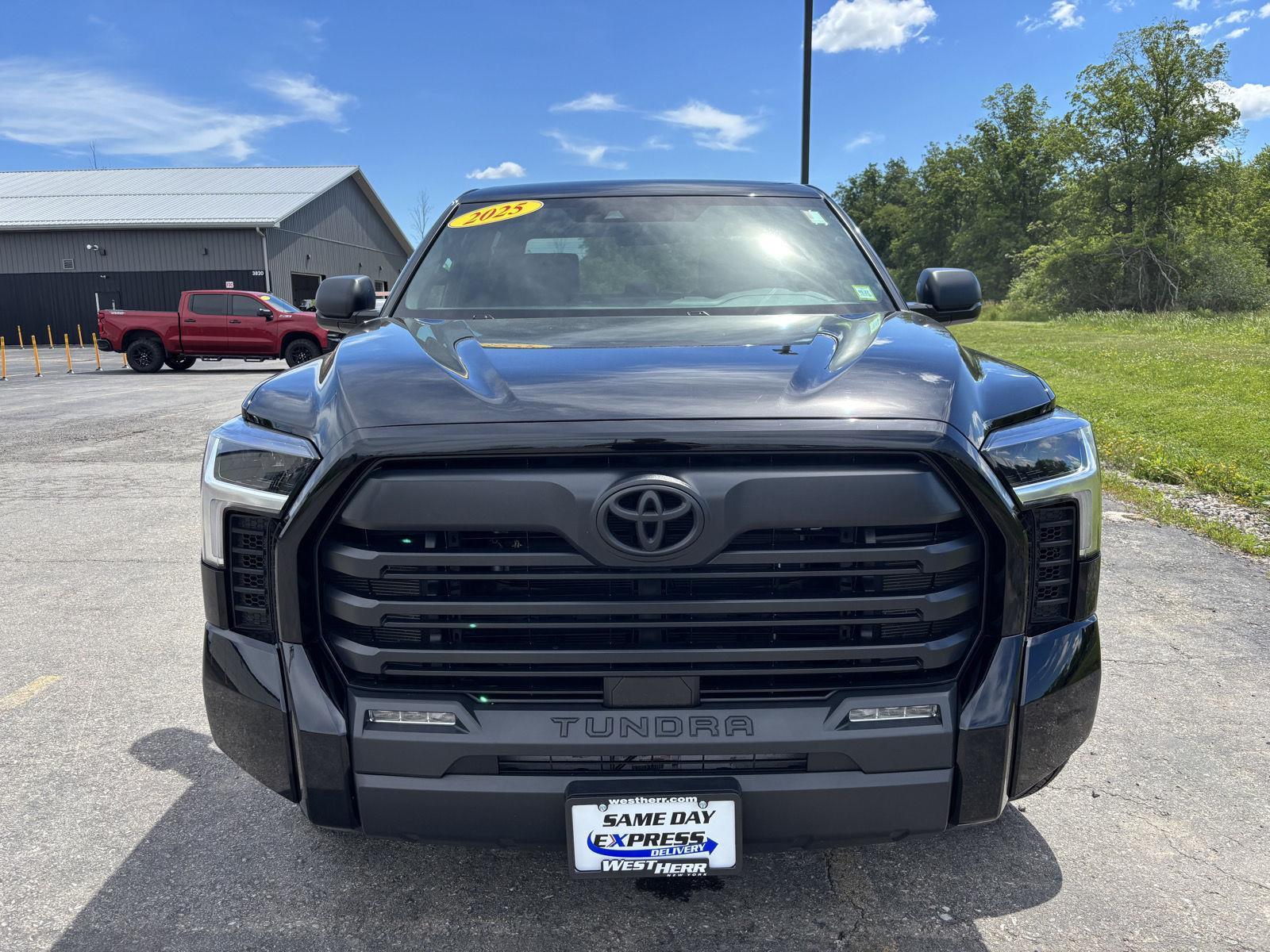 Used 2025 Midnight Black Metallic Toyota SR5 image 2