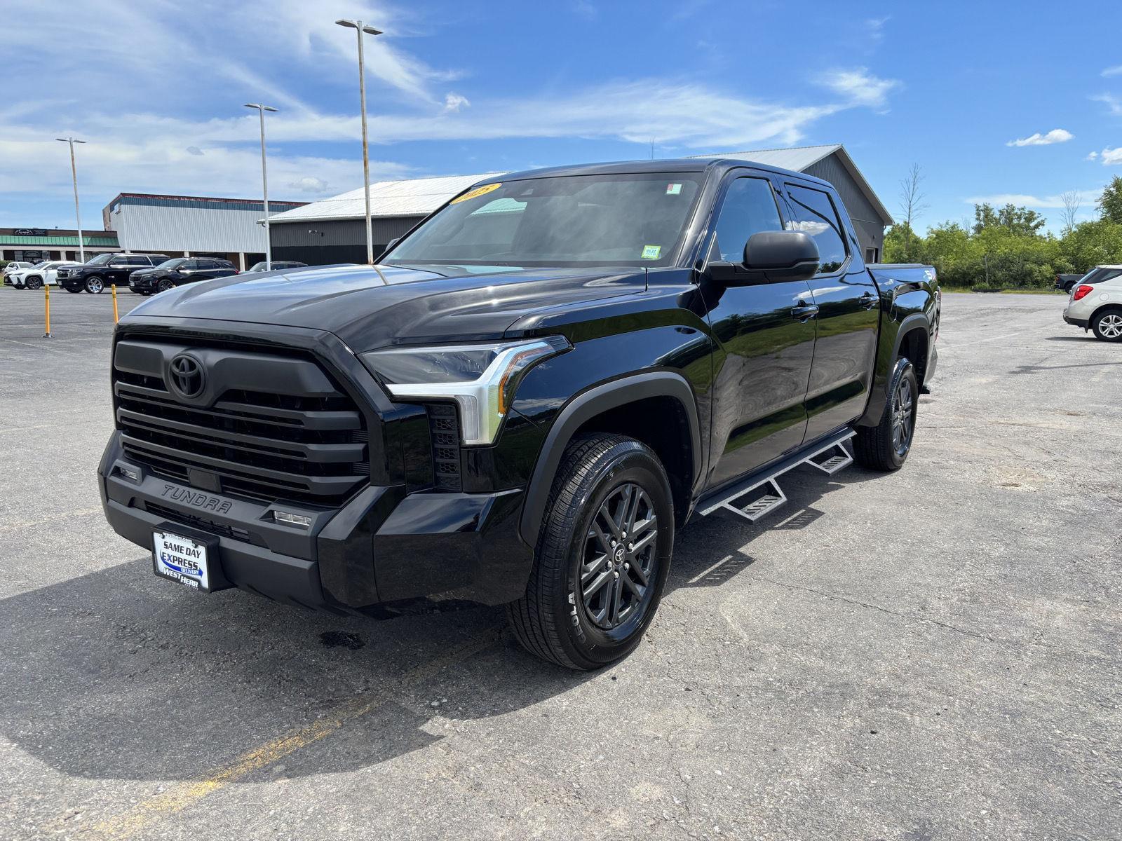 Used 2025 Midnight Black Metallic Toyota SR5 image 3