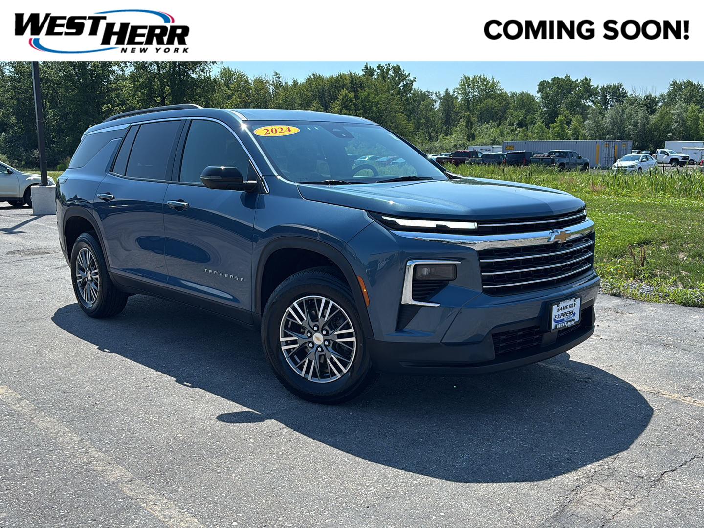 Lakeshore Blue 2024 Chevrolet Traverse SUV / Crossover Four-Wheel Drive 8-Speed Automatic