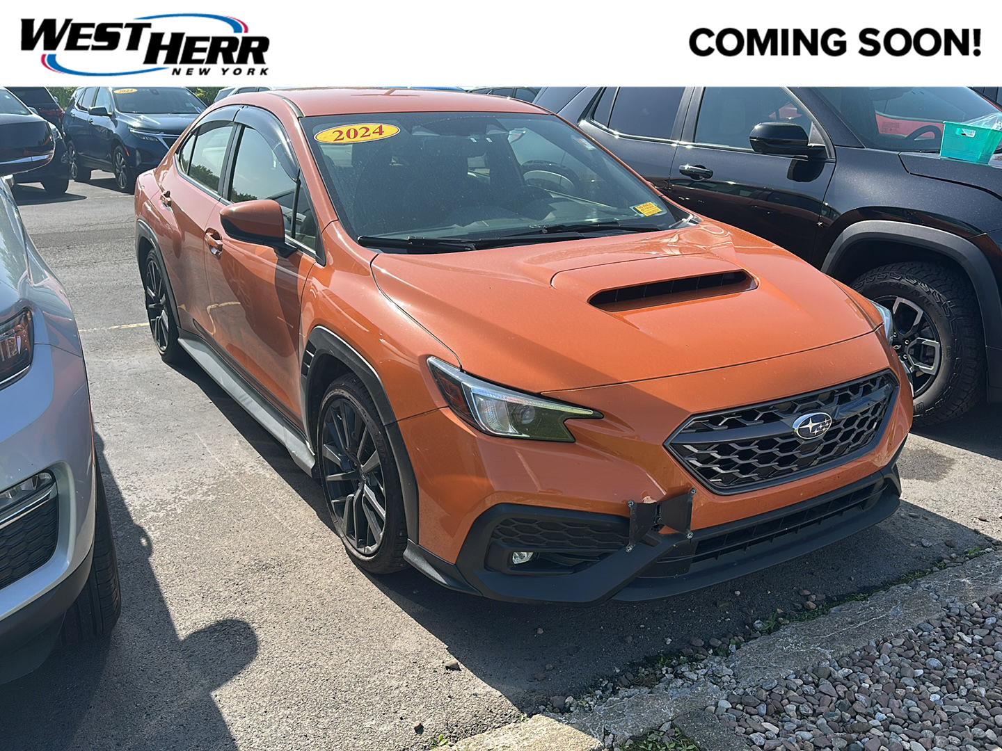 Solar Orange Pearl 2024 Subaru WRX Sedan All-Wheel Drive Manual