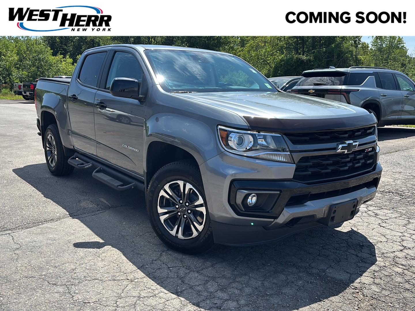 Gray (Satin Steel Metallic) 2021 Chevrolet Colorado Pickup Truck Four-Wheel Drive 8-Speed Automatic