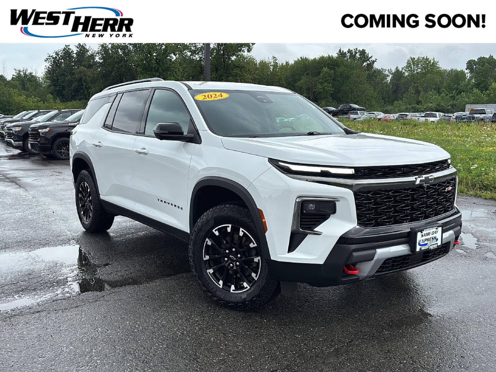 Summit White 2024 Chevrolet Traverse SUV / Crossover Four-Wheel Drive 8-Speed Automatic