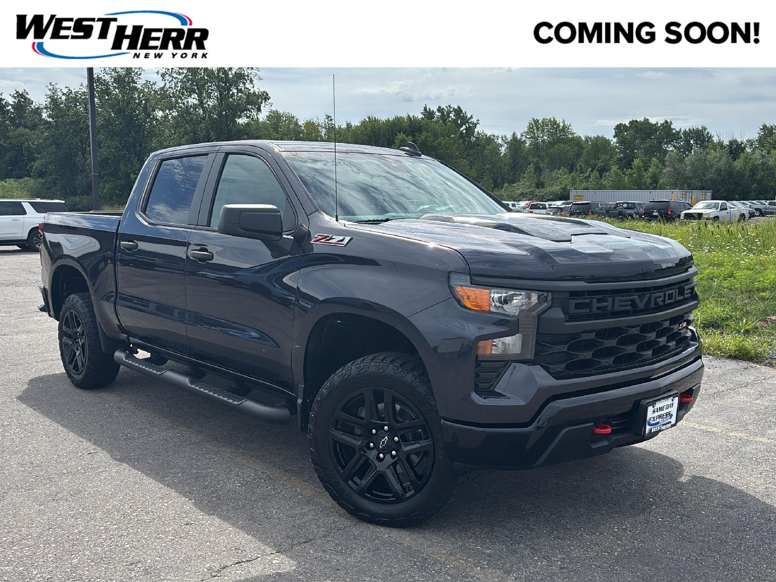 Dark Ash Metallic 2024 Chevrolet Silverado 1500 Pickup Truck Four-Wheel Drive Automatic