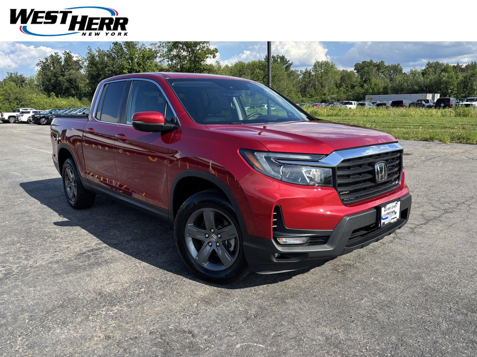 Radiant Red Metallic II 2023 Honda Ridgeline Pickup Truck All-Wheel Drive Automatic