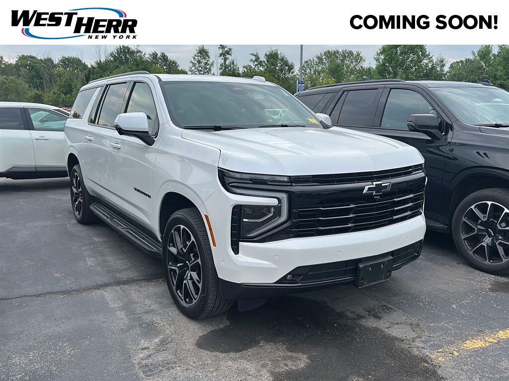 White (Iridescent Pearl Tricoat) 2025 Chevrolet Suburban SUV / Crossover Four-Wheel Drive Automatic