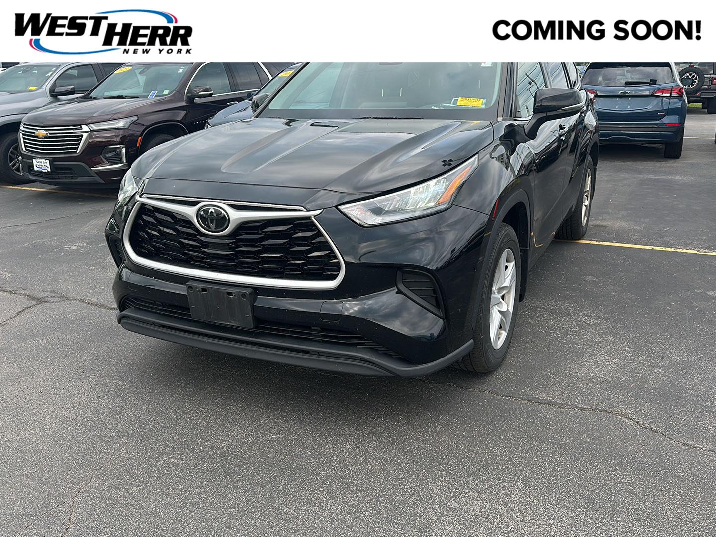 Midnight Black Metallic 2020 Toyota Highlander SUV / Crossover All-Wheel Drive Automatic
